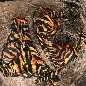 Agent Provocateur Tiger Print Bikini Size Small